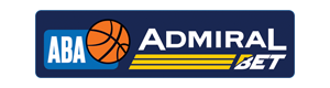 ABA League ABA - Adriatic Basketball League logo with admiral bet